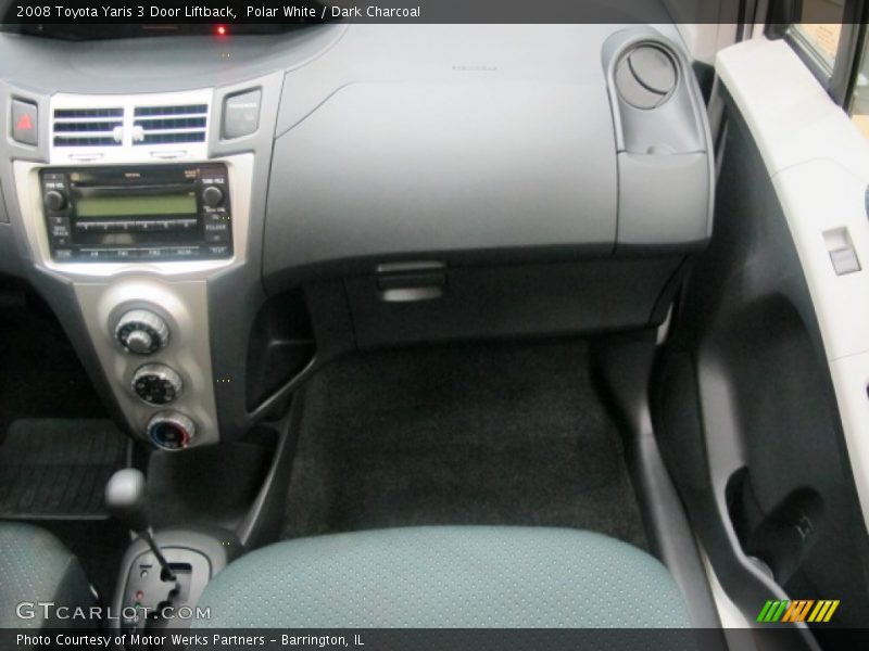 Polar White / Dark Charcoal 2008 Toyota Yaris 3 Door Liftback