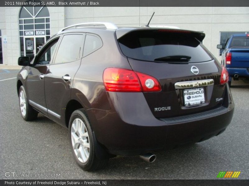 Black Amethyst / Black 2011 Nissan Rogue SL AWD