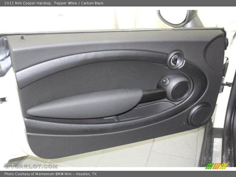 Pepper White / Carbon Black 2013 Mini Cooper Hardtop