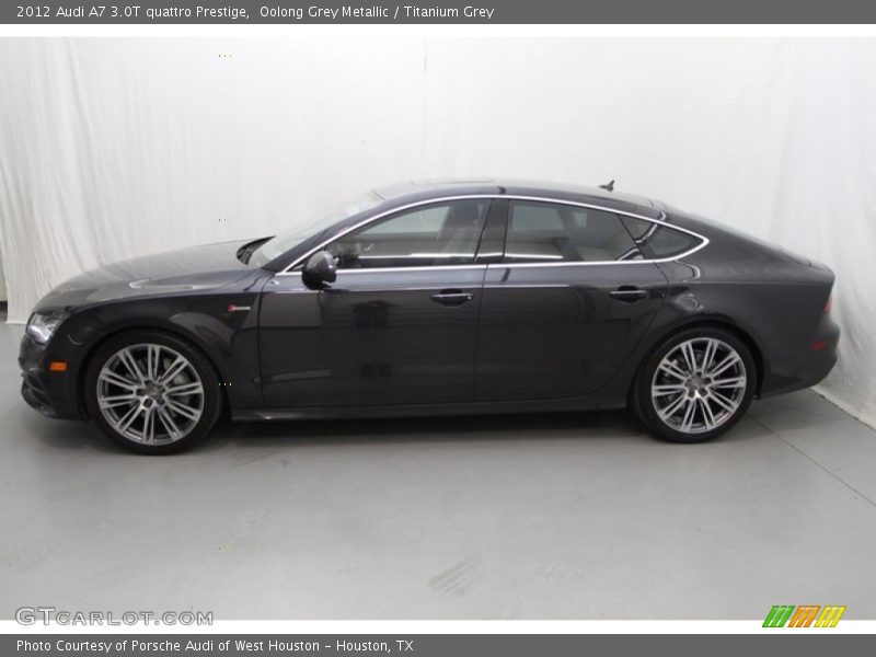 Oolong Grey Metallic / Titanium Grey 2012 Audi A7 3.0T quattro Prestige