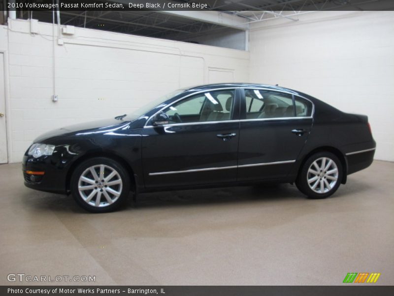 Deep Black / Cornsilk Beige 2010 Volkswagen Passat Komfort Sedan