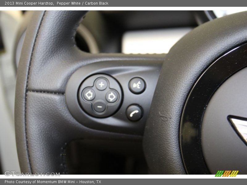 Pepper White / Carbon Black 2013 Mini Cooper Hardtop