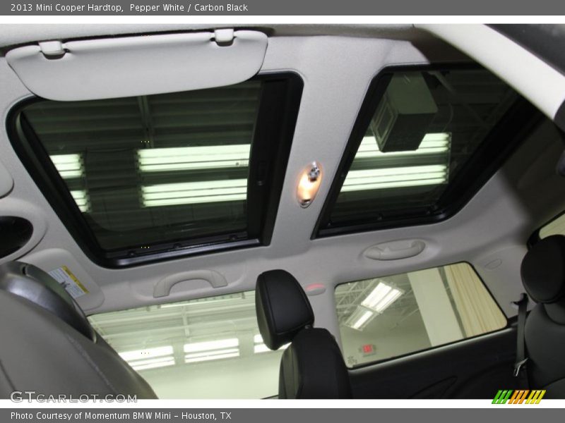 Pepper White / Carbon Black 2013 Mini Cooper Hardtop