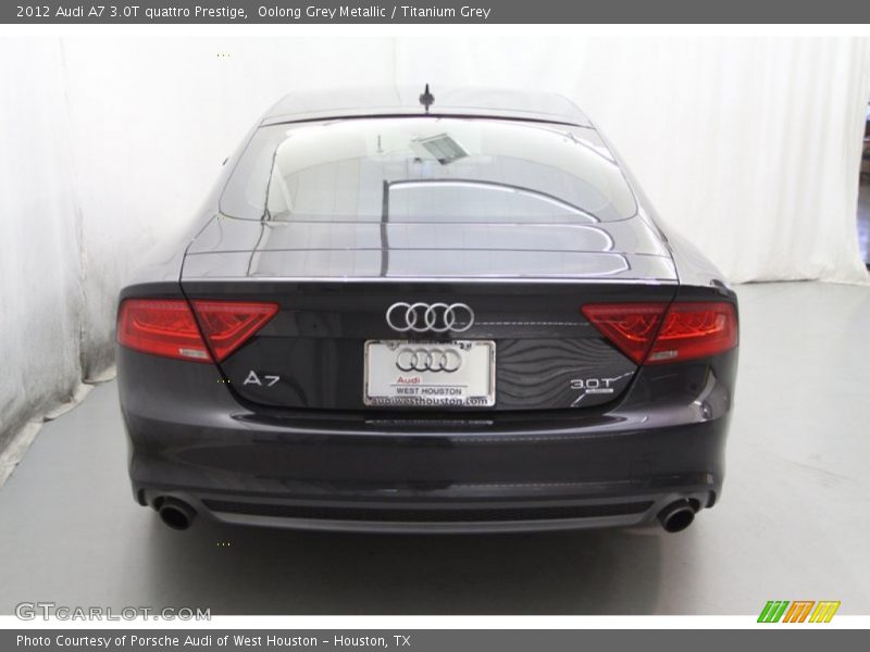 Oolong Grey Metallic / Titanium Grey 2012 Audi A7 3.0T quattro Prestige