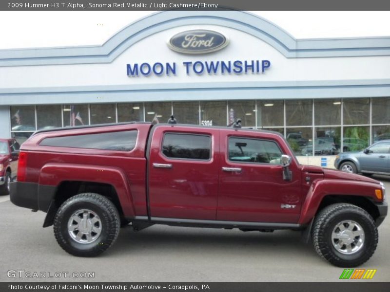 Sonoma Red Metallic / Light Cashmere/Ebony 2009 Hummer H3 T Alpha