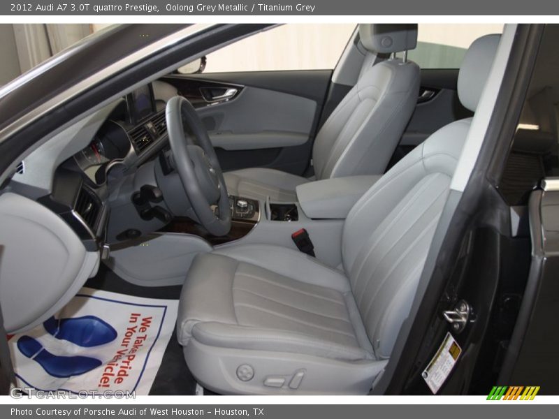 Oolong Grey Metallic / Titanium Grey 2012 Audi A7 3.0T quattro Prestige
