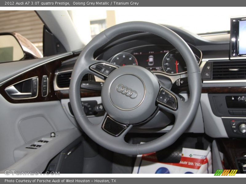 Oolong Grey Metallic / Titanium Grey 2012 Audi A7 3.0T quattro Prestige