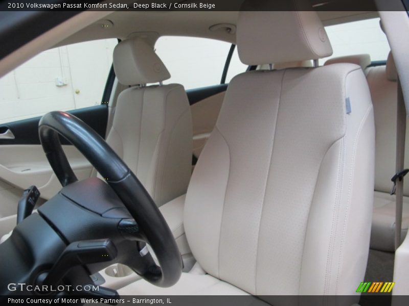 Deep Black / Cornsilk Beige 2010 Volkswagen Passat Komfort Sedan
