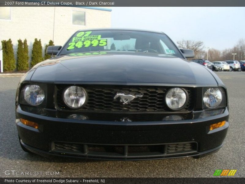 Black / Dark Charcoal 2007 Ford Mustang GT Deluxe Coupe
