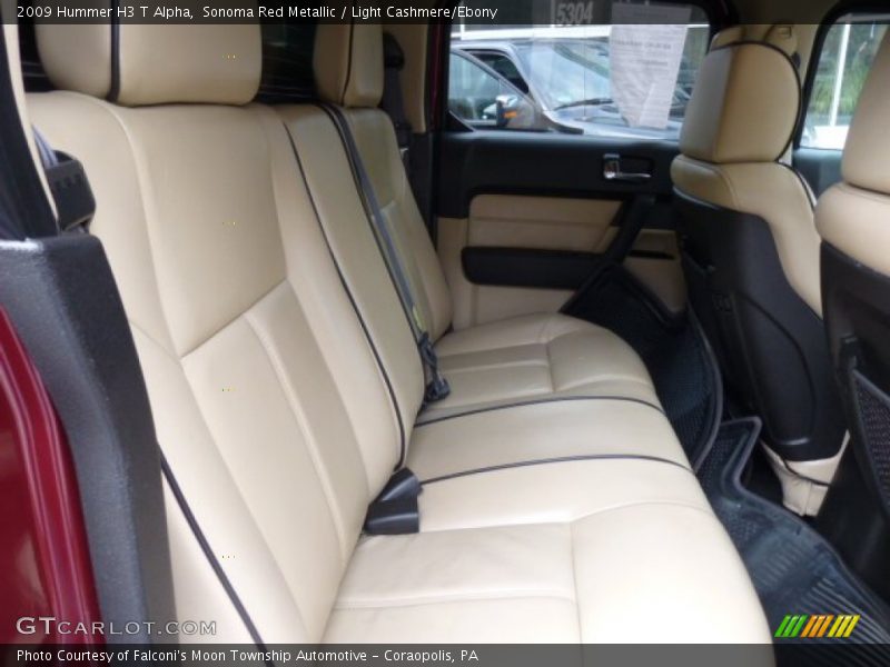 Rear Seat of 2009 H3 T Alpha