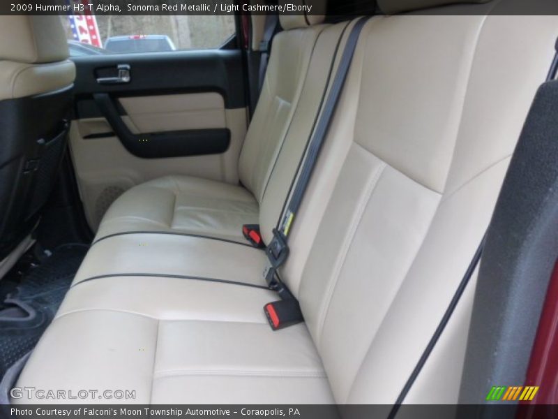 Rear Seat of 2009 H3 T Alpha