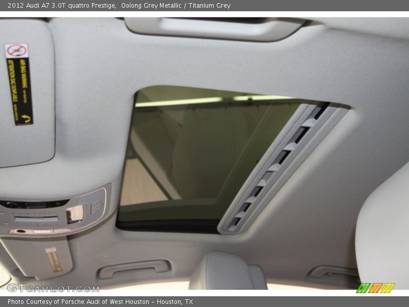 Oolong Grey Metallic / Titanium Grey 2012 Audi A7 3.0T quattro Prestige