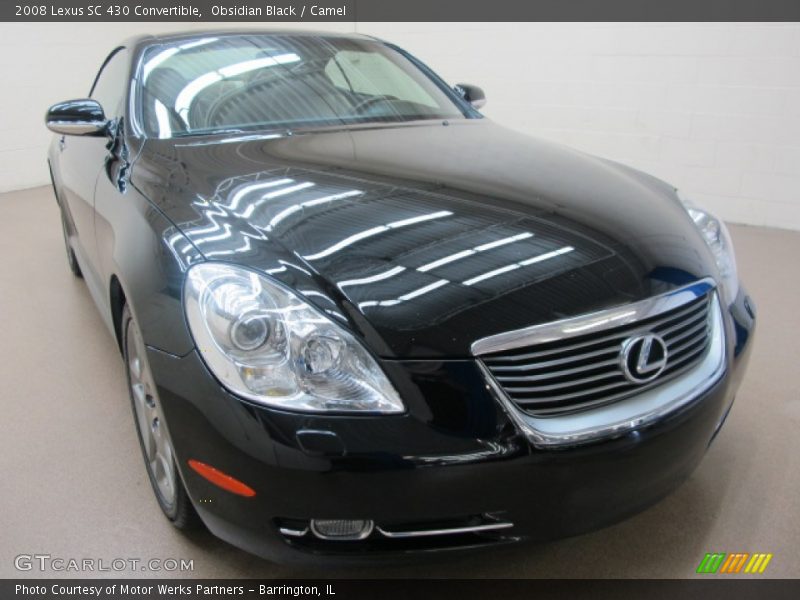 Obsidian Black / Camel 2008 Lexus SC 430 Convertible