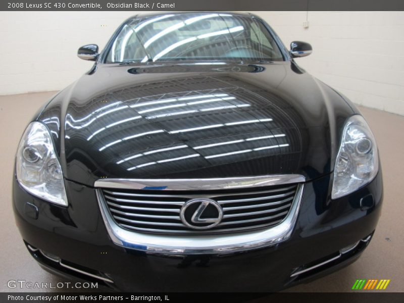 Obsidian Black / Camel 2008 Lexus SC 430 Convertible