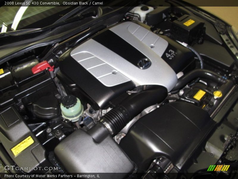 Obsidian Black / Camel 2008 Lexus SC 430 Convertible