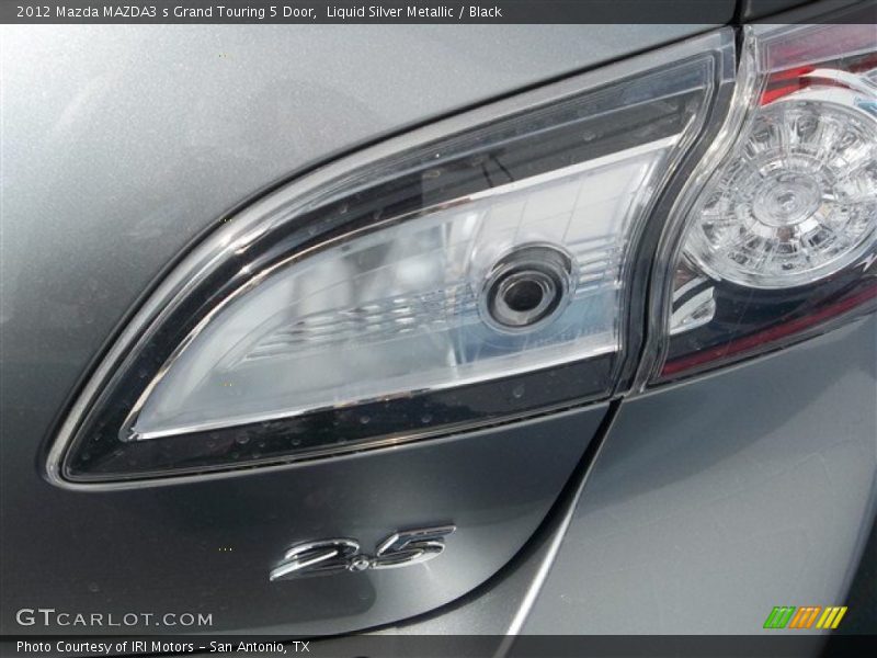 Liquid Silver Metallic / Black 2012 Mazda MAZDA3 s Grand Touring 5 Door