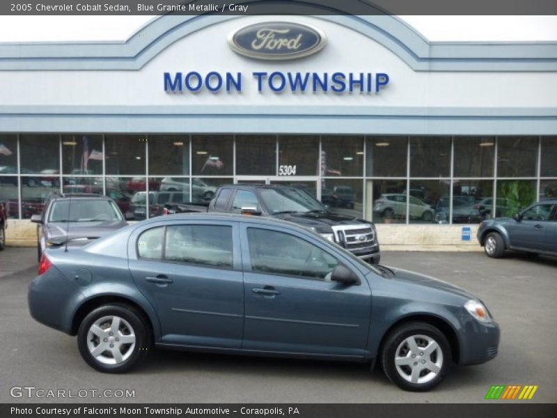 Blue Granite Metallic / Gray 2005 Chevrolet Cobalt Sedan