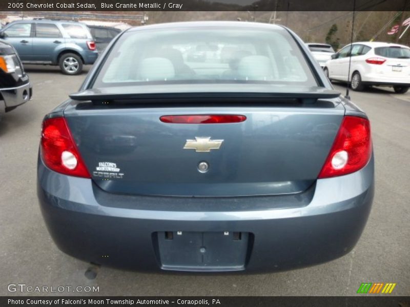 Blue Granite Metallic / Gray 2005 Chevrolet Cobalt Sedan
