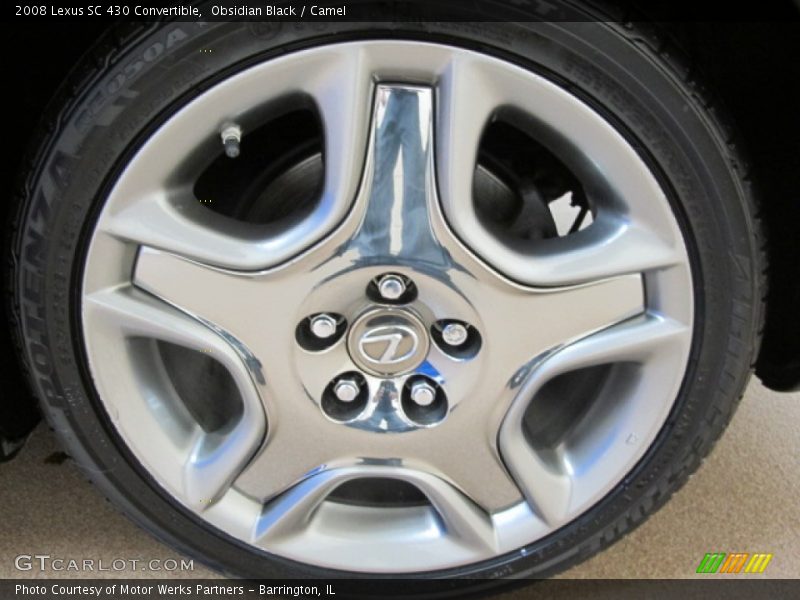 Obsidian Black / Camel 2008 Lexus SC 430 Convertible