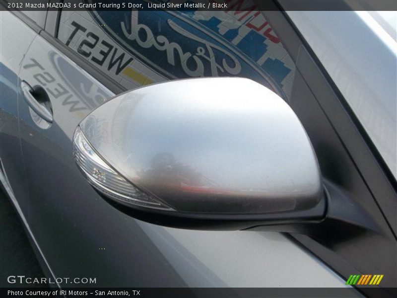 Liquid Silver Metallic / Black 2012 Mazda MAZDA3 s Grand Touring 5 Door
