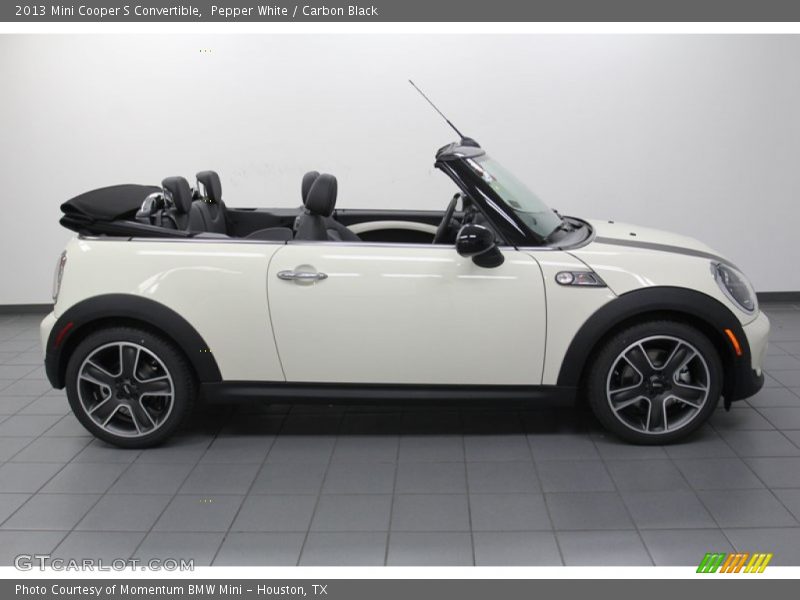  2013 Cooper S Convertible Pepper White