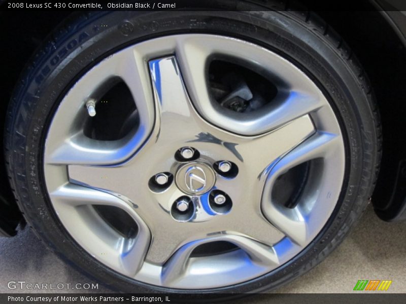 Obsidian Black / Camel 2008 Lexus SC 430 Convertible