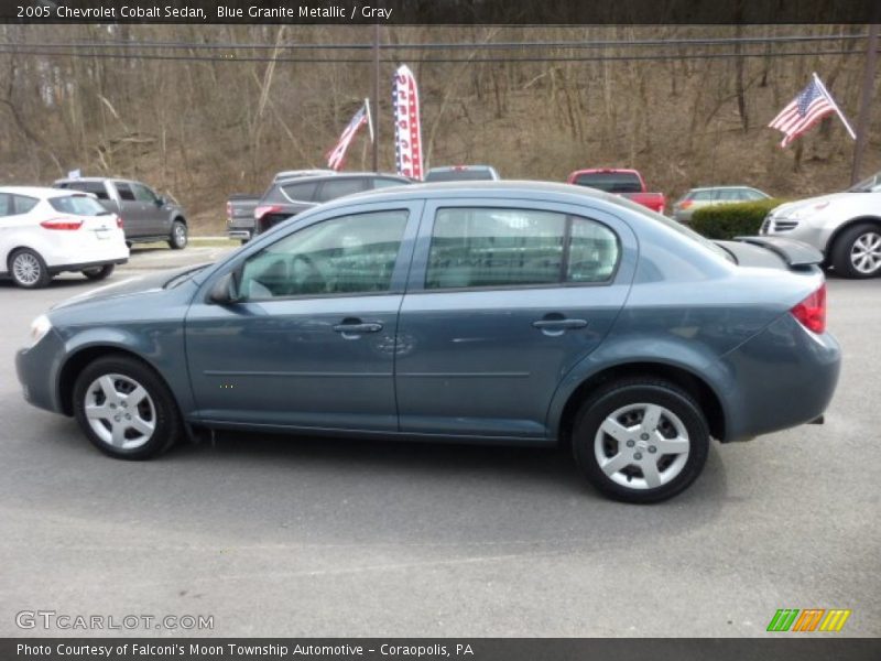 Blue Granite Metallic / Gray 2005 Chevrolet Cobalt Sedan