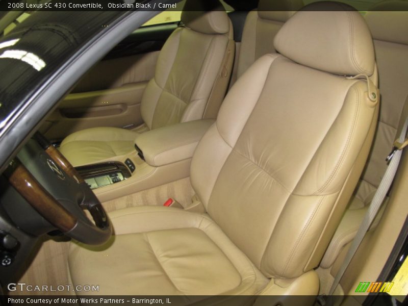 Obsidian Black / Camel 2008 Lexus SC 430 Convertible