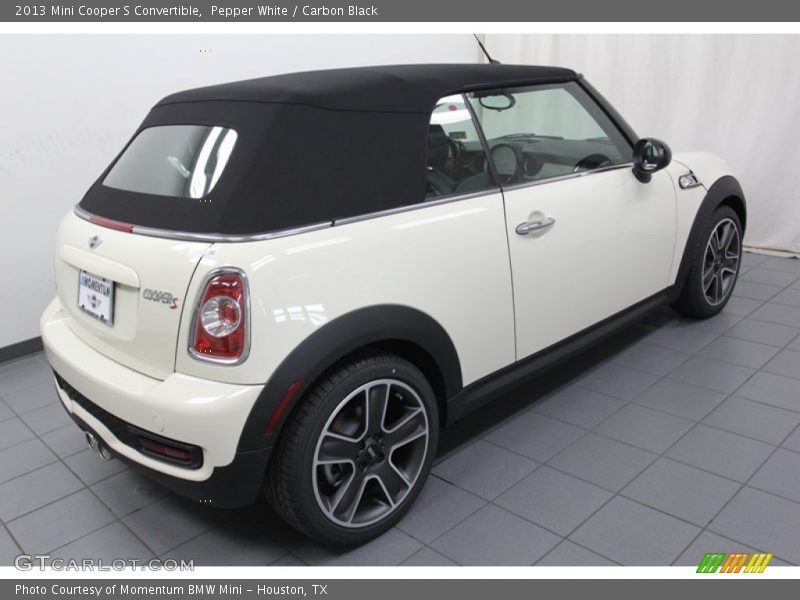 Pepper White / Carbon Black 2013 Mini Cooper S Convertible