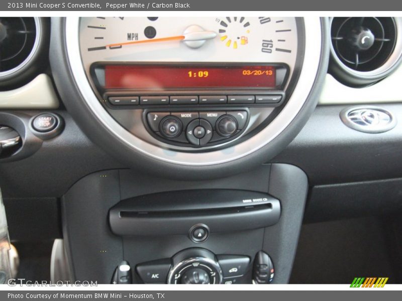 Pepper White / Carbon Black 2013 Mini Cooper S Convertible