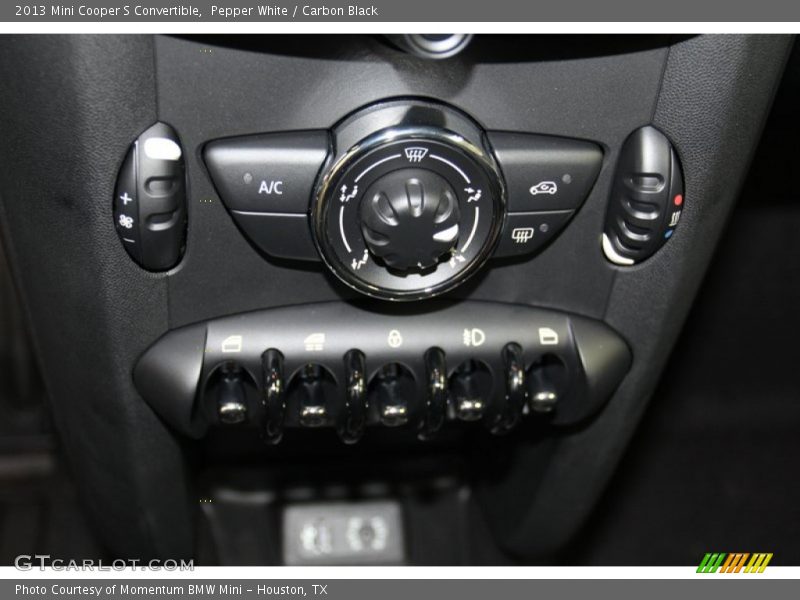 Controls of 2013 Cooper S Convertible