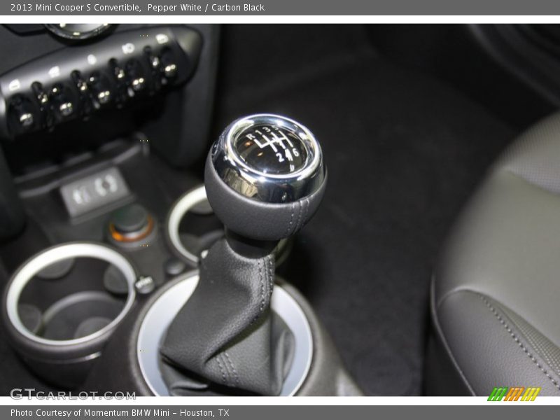  2013 Cooper S Convertible 6 Speed Manual Shifter