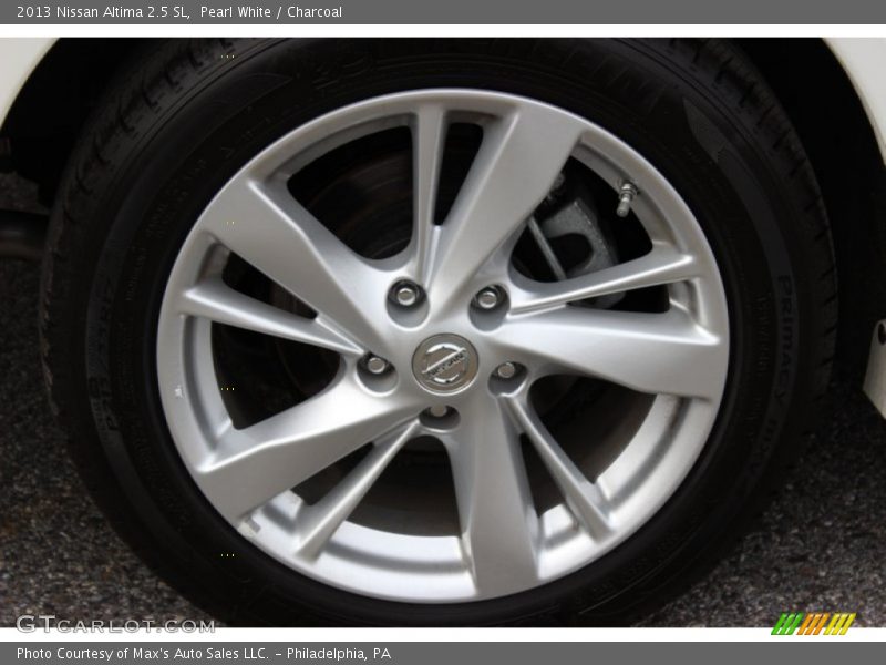 Pearl White / Charcoal 2013 Nissan Altima 2.5 SL