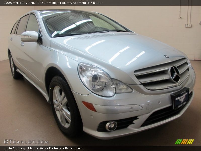 Iridium Silver Metallic / Black 2008 Mercedes-Benz R 350 4Matic