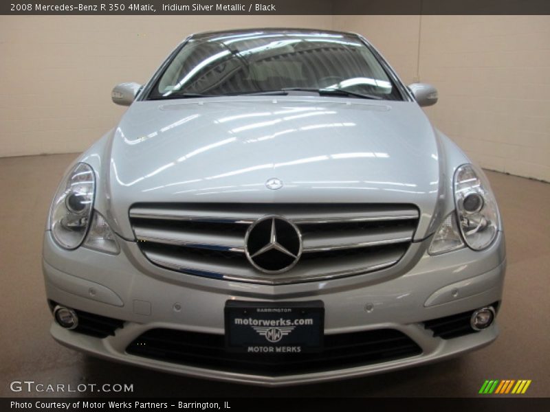 Iridium Silver Metallic / Black 2008 Mercedes-Benz R 350 4Matic