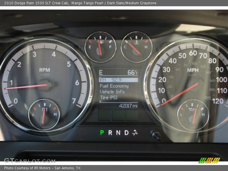 Mango Tango Pearl / Dark Slate/Medium Graystone 2010 Dodge Ram 1500 SLT Crew Cab