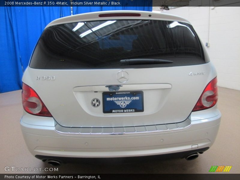 Iridium Silver Metallic / Black 2008 Mercedes-Benz R 350 4Matic