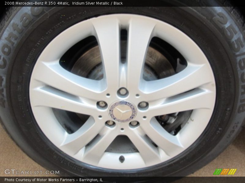 Iridium Silver Metallic / Black 2008 Mercedes-Benz R 350 4Matic