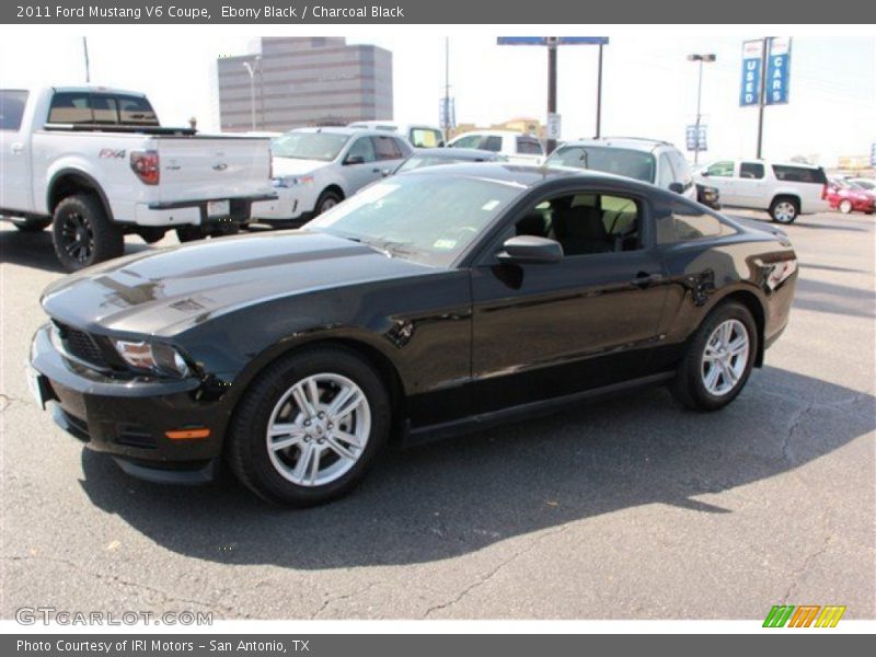 Ebony Black / Charcoal Black 2011 Ford Mustang V6 Coupe