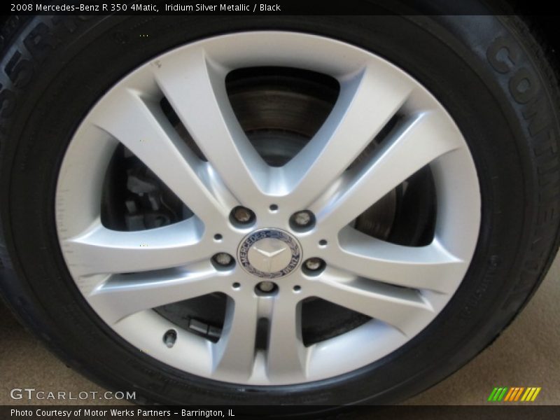Iridium Silver Metallic / Black 2008 Mercedes-Benz R 350 4Matic