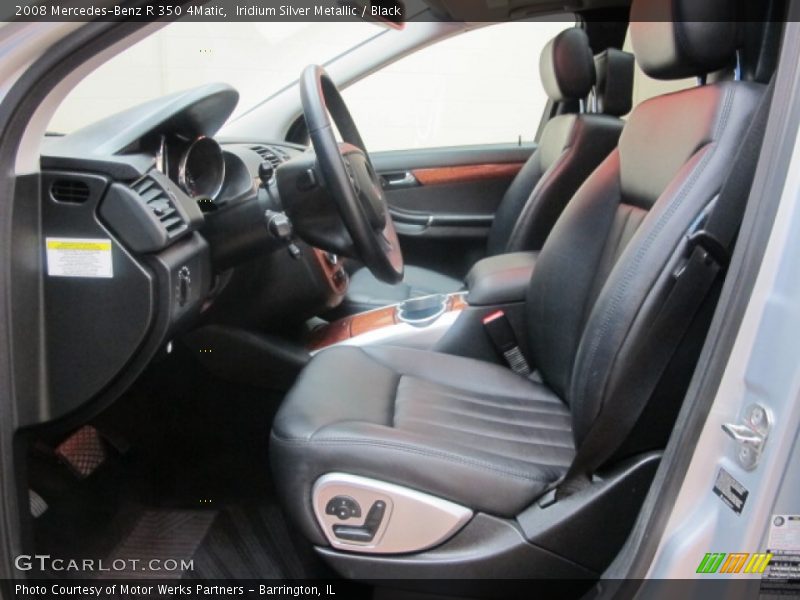 Iridium Silver Metallic / Black 2008 Mercedes-Benz R 350 4Matic