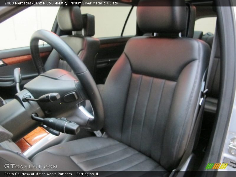 Iridium Silver Metallic / Black 2008 Mercedes-Benz R 350 4Matic