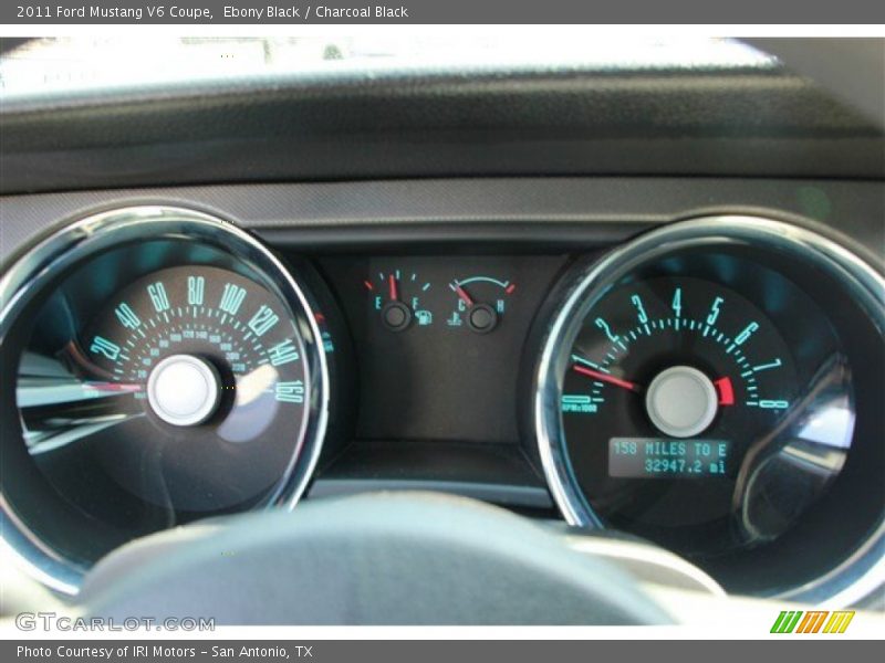 Ebony Black / Charcoal Black 2011 Ford Mustang V6 Coupe