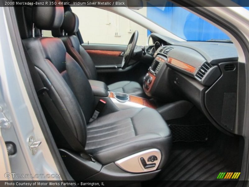 Iridium Silver Metallic / Black 2008 Mercedes-Benz R 350 4Matic