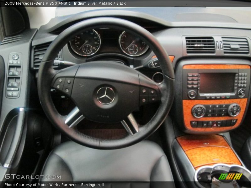 Iridium Silver Metallic / Black 2008 Mercedes-Benz R 350 4Matic