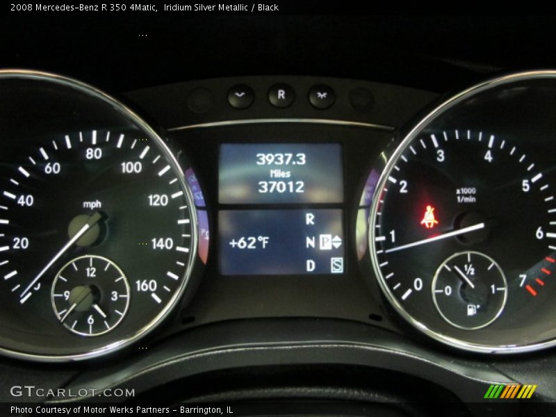 Iridium Silver Metallic / Black 2008 Mercedes-Benz R 350 4Matic