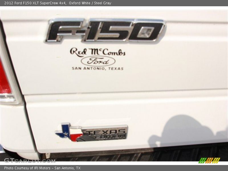 Oxford White / Steel Gray 2012 Ford F150 XLT SuperCrew 4x4