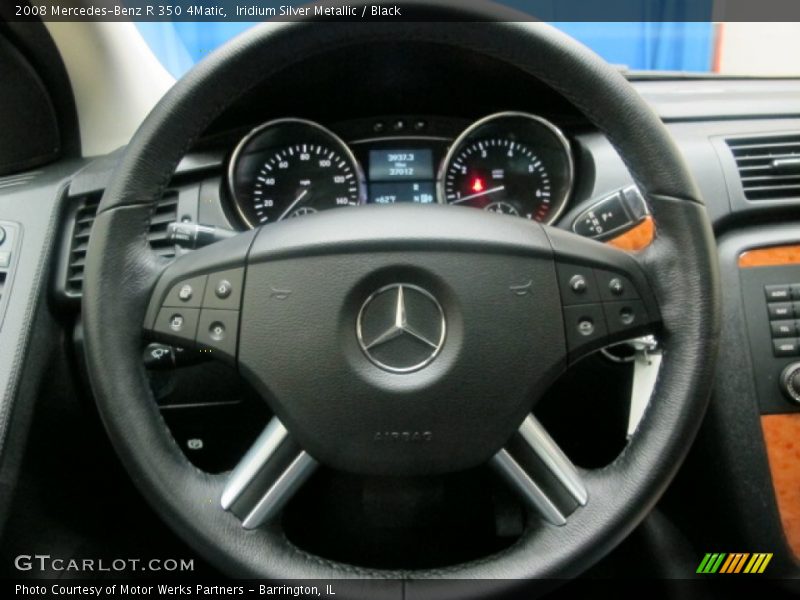 Iridium Silver Metallic / Black 2008 Mercedes-Benz R 350 4Matic