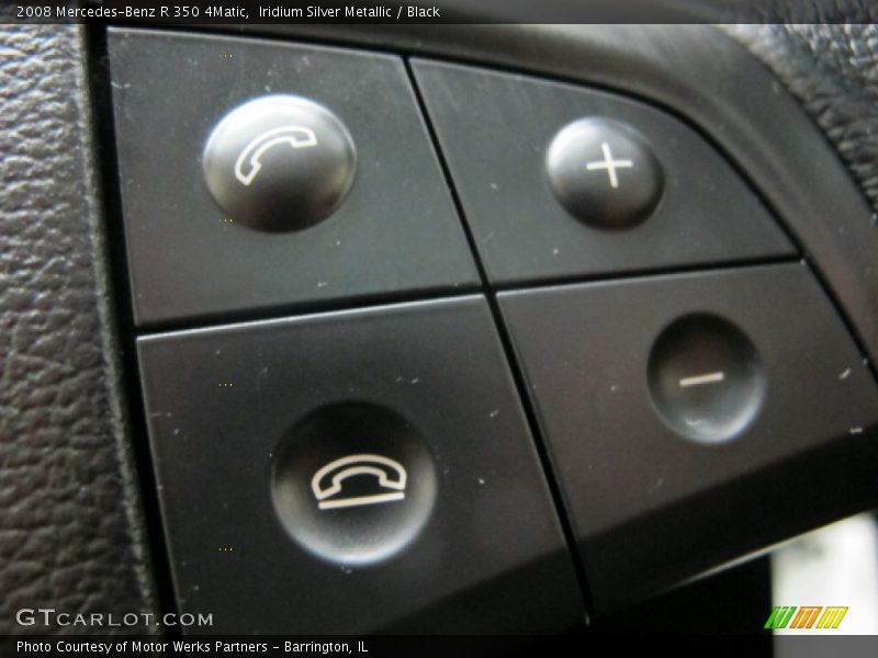 Iridium Silver Metallic / Black 2008 Mercedes-Benz R 350 4Matic