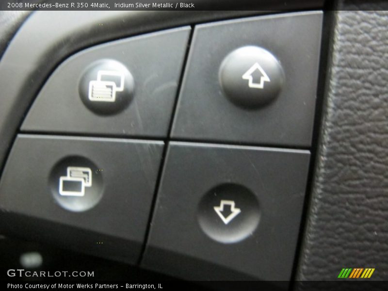 Iridium Silver Metallic / Black 2008 Mercedes-Benz R 350 4Matic